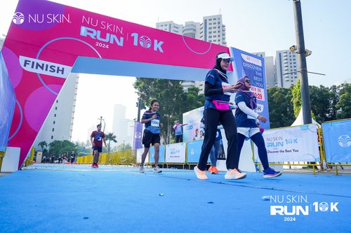 Race photo from Nu Skin Run 10K