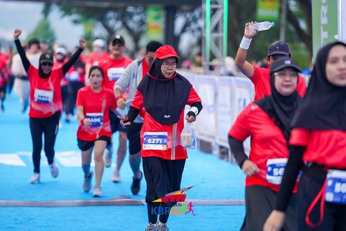 Race photo from CISANGKAN KBP CITY RUN 2025
