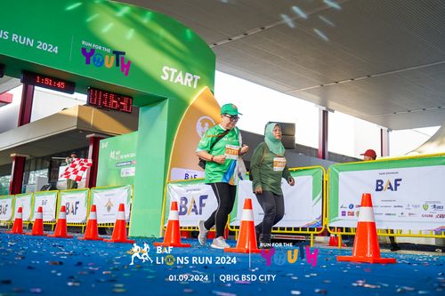Race photo from BAF LIONS RUN 2024