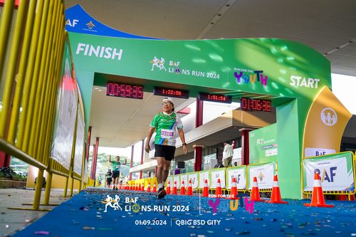 Race photo from BAF LIONS RUN 2024