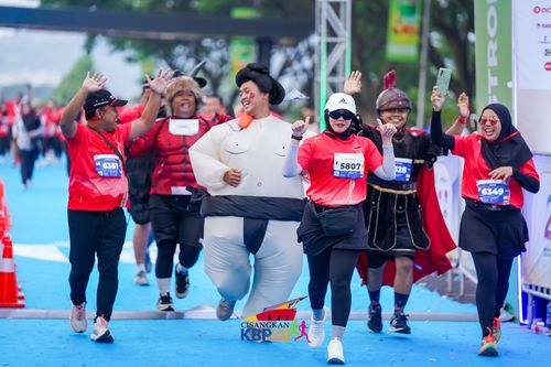 Race photo from CISANGKAN KBP CITY RUN 2025