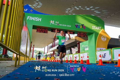 Race photo from BAF LIONS RUN 2024