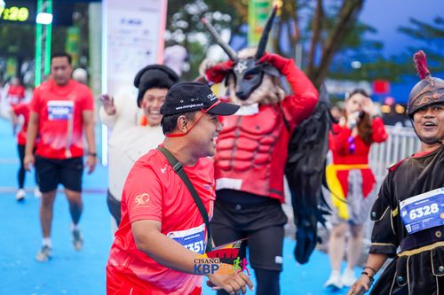 Race photo from CISANGKAN KBP CITY RUN 2025