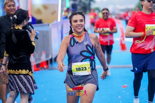 Race photo from CISANGKAN KBP CITY RUN 2025