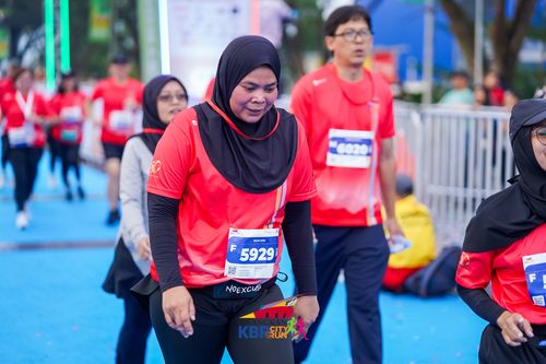 Race photo from CISANGKAN KBP CITY RUN 2025