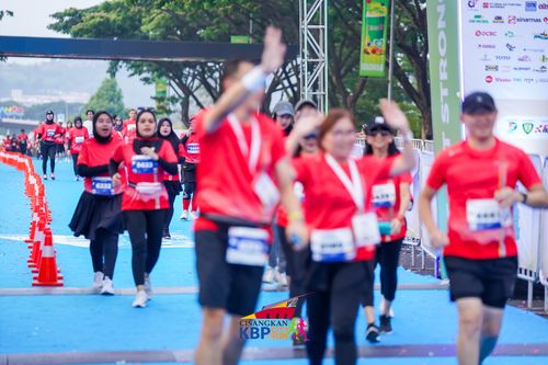 Race photo from CISANGKAN KBP CITY RUN 2025
