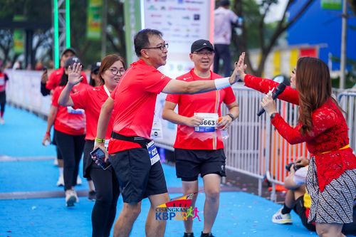 Race photo from CISANGKAN KBP CITY RUN 2025