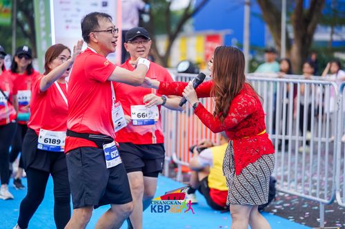Race photo from CISANGKAN KBP CITY RUN 2025