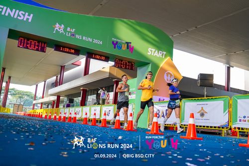 Race photo from BAF LIONS RUN 2024