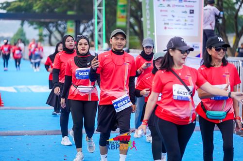 Race photo from CISANGKAN KBP CITY RUN 2025