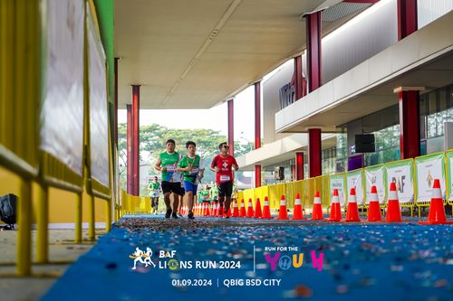 Race photo from BAF LIONS RUN 2024