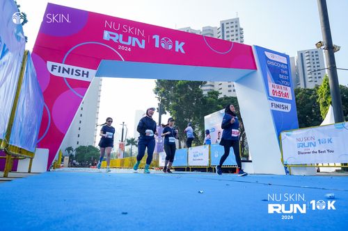 Race photo from Nu Skin Run 10K