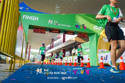 Race photo from BAF LIONS RUN 2024