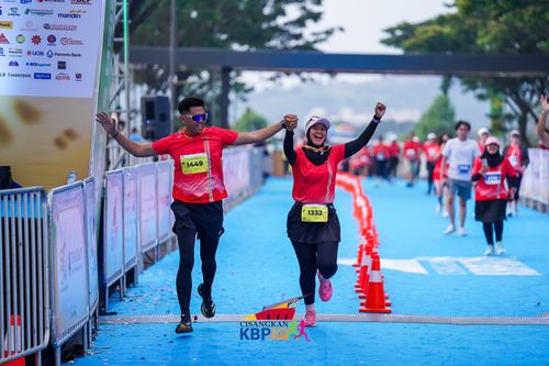 Race photo from CISANGKAN KBP CITY RUN 2025