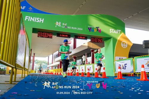 Race photo from BAF LIONS RUN 2024