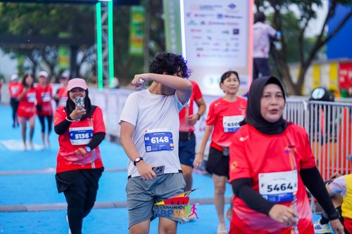 Race photo from CISANGKAN KBP CITY RUN 2025