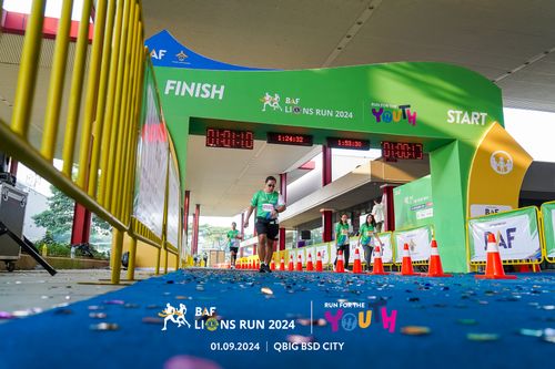 Race photo from BAF LIONS RUN 2024
