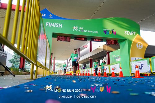 Race photo from BAF LIONS RUN 2024