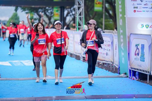 Race photo from CISANGKAN KBP CITY RUN 2025