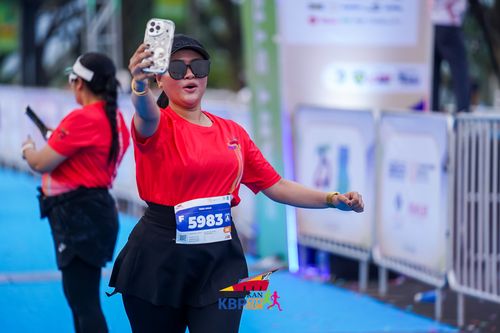 Race photo from CISANGKAN KBP CITY RUN 2025