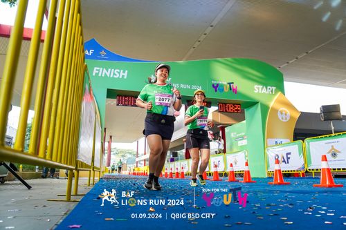 Race photo from BAF LIONS RUN 2024