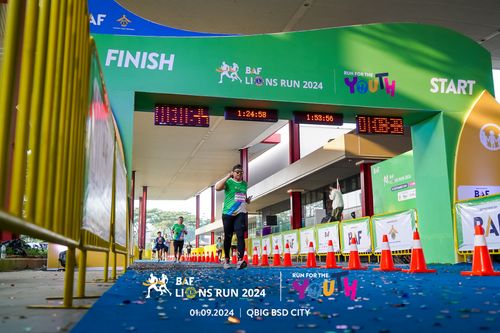 Race photo from BAF LIONS RUN 2024