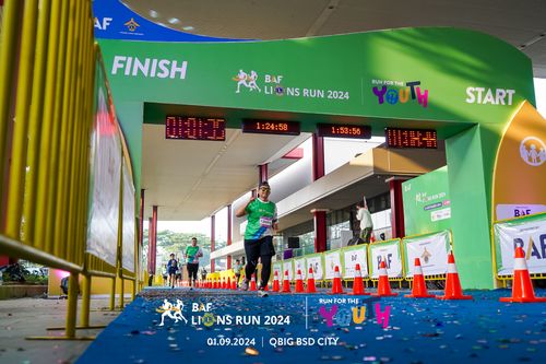 Race photo from BAF LIONS RUN 2024