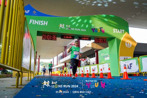 Race photo from BAF LIONS RUN 2024