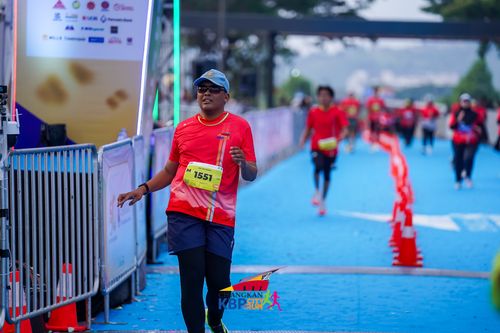 Race photo from CISANGKAN KBP CITY RUN 2025