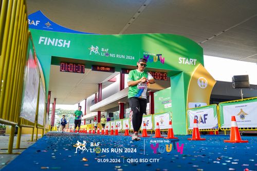 Race photo from BAF LIONS RUN 2024