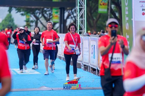 Race photo from CISANGKAN KBP CITY RUN 2025