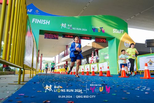 Race photo from BAF LIONS RUN 2024
