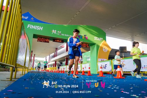 Race photo from BAF LIONS RUN 2024