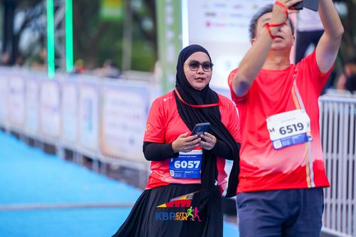 Race photo from CISANGKAN KBP CITY RUN 2025