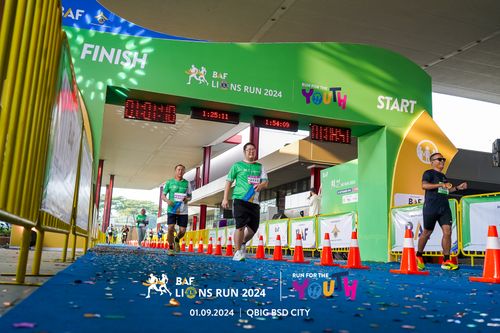 Race photo from BAF LIONS RUN 2024