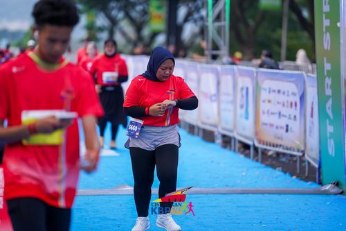 Race photo from CISANGKAN KBP CITY RUN 2025