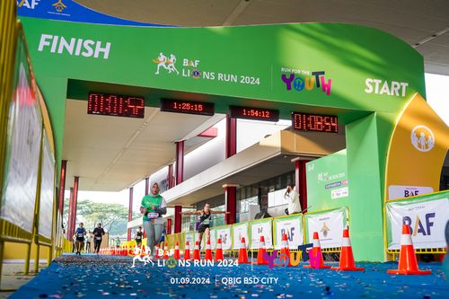 Race photo from BAF LIONS RUN 2024