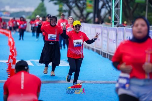 Race photo from CISANGKAN KBP CITY RUN 2025
