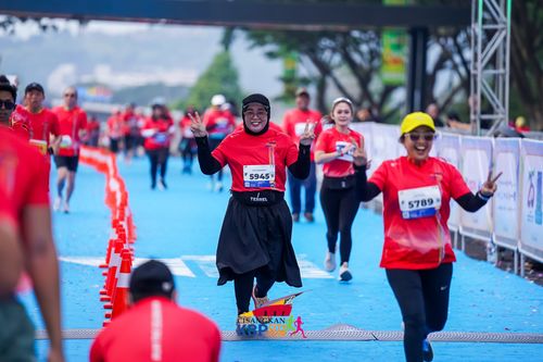 Race photo from CISANGKAN KBP CITY RUN 2025