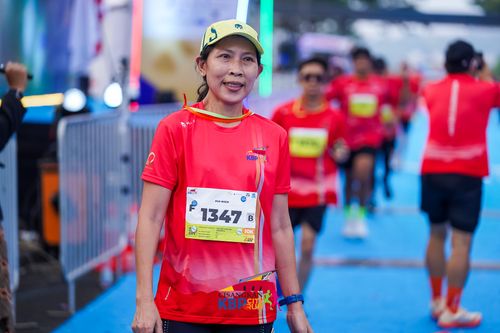 Race photo from CISANGKAN KBP CITY RUN 2025