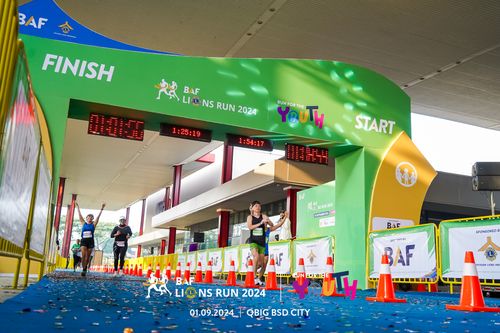 Race photo from BAF LIONS RUN 2024