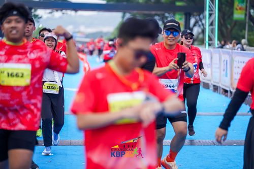Race photo from CISANGKAN KBP CITY RUN 2025