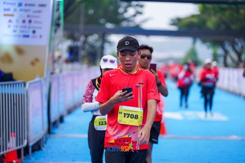 Race photo from CISANGKAN KBP CITY RUN 2025