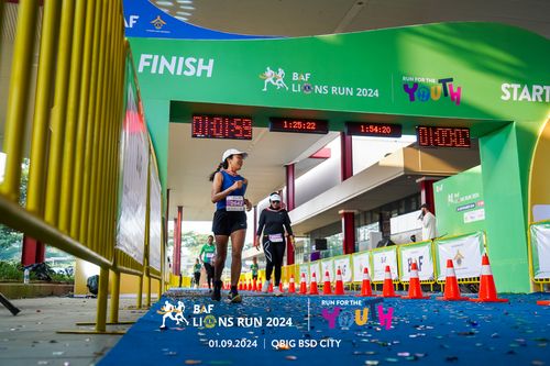 Race photo from BAF LIONS RUN 2024