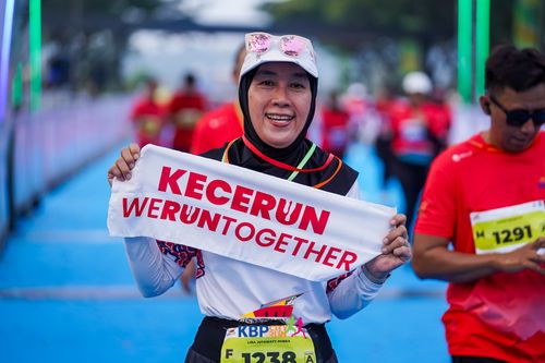 Race photo from CISANGKAN KBP CITY RUN 2025
