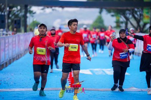 Race photo from CISANGKAN KBP CITY RUN 2025