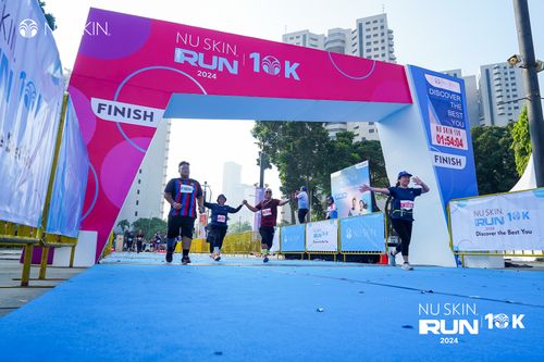 Race photo from Nu Skin Run 10K