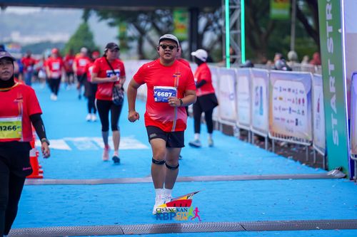 Race photo from CISANGKAN KBP CITY RUN 2025