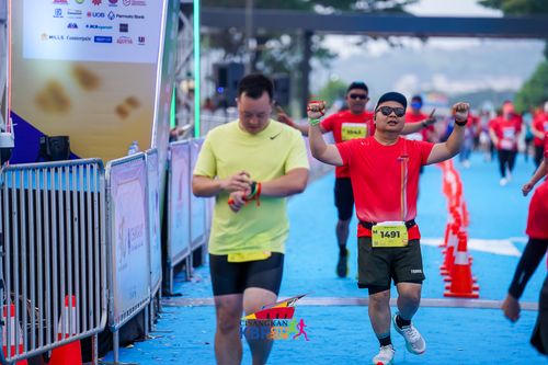 Race photo from CISANGKAN KBP CITY RUN 2025