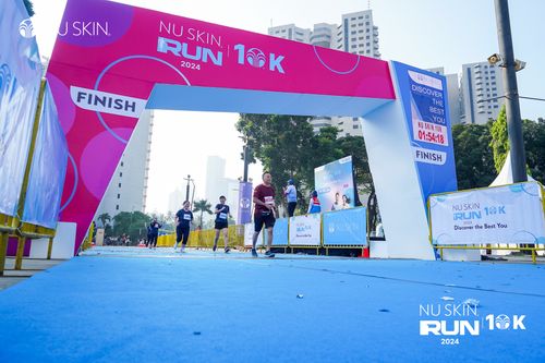 Race photo from Nu Skin Run 10K